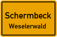 Straßenverzeichnis Schermbeck Weselerwald