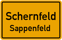 Waldstraße in SchernfeldSappenfeld