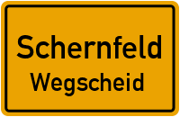 Alte Schernfelder Straße in SchernfeldWegscheid
