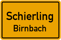Straßenverzeichnis Schierling Birnbach