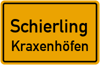 Straßenverzeichnis Schierling Kraxenhöfen
