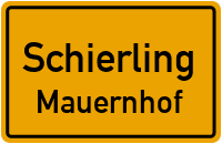 Straßenverzeichnis Schierling Mauernhof