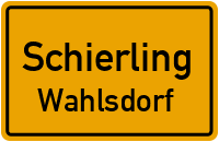 Straßenverzeichnis Schierling Wahlsdorf