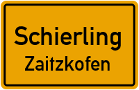 Straßenverzeichnis Schierling Zaitzkofen