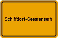 Ortsschild Schiffdorf-Geestenseth
