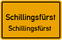 Rothenburger Straße in SchillingsfürstSchillingsfürst