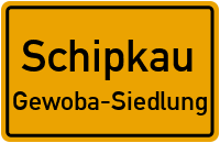 Bergstraße in SchipkauGewoba-Siedlung