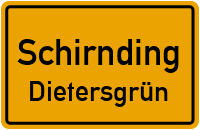 Straßen in Schirnding Dietersgrün
