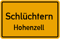 Spechtstraße in SchlüchternHohenzell