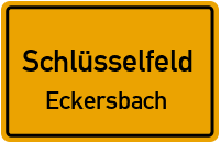Straßenverzeichnis Schlüsselfeld Eckersbach