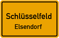 Lacher Weg in SchlüsselfeldElsendorf