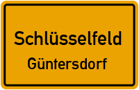 Straßenverzeichnis Schlüsselfeld Güntersdorf