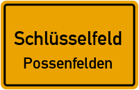 Straßenverzeichnis Schlüsselfeld Possenfelden