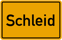 Friedhofstraße in Schleid