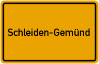 City Sign Schleiden-Gemünd