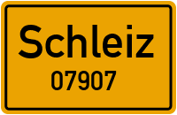Straßen in 07907 Schleiz