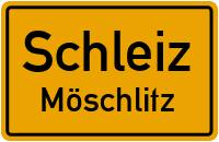 Ziegenrücker Straße in SchleizMöschlitz