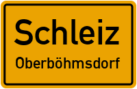 Am Stadtweg in SchleizOberböhmsdorf