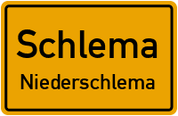 Straßen in Schlema Niederschlema
