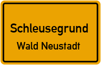 Rennsteig in SchleusegrundWald Neustadt