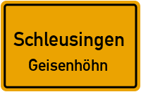 Dorfstraße in SchleusingenGeisenhöhn