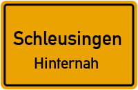 Zur Kirche in SchleusingenHinternah