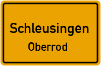 Wiedersbacher Straße in SchleusingenOberrod