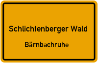 Bärnbachruhe in Schlichtenberger WaldBärnbachruhe