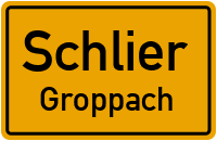 Schubertweg in SchlierGroppach