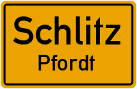 Alte Straße in SchlitzPfordt