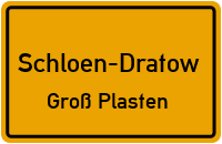Neue Straße in Schloen-DratowGroß Plasten