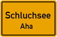 Schlageterweg in SchluchseeAha