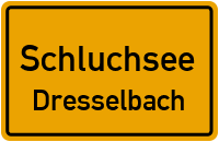 Straßenverzeichnis Schluchsee Dresselbach