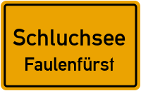 Rothauser Straße in SchluchseeFaulenfürst