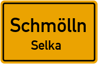Schmöllner Landstraße in SchmöllnSelka