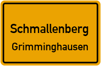 Straßenverzeichnis Schmallenberg Grimminghausen