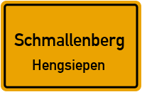 Straßenverzeichnis Schmallenberg Hengsiepen