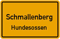 Straßenverzeichnis Schmallenberg Hundesossen