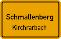 Straßenverzeichnis Schmallenberg Kirchrarbach