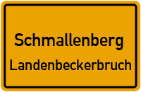 Straßenverzeichnis Schmallenberg Landenbeckerbruch