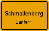 Straßenverzeichnis Schmallenberg Lanfert