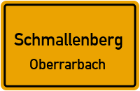 Straßenverzeichnis Schmallenberg Oberrarbach