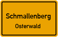 Straßenverzeichnis Schmallenberg Osterwald