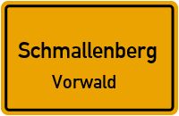Straßenverzeichnis Schmallenberg Vorwald