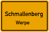 Schladeweg in 57392 Schmallenberg (Werpe)