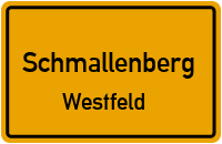 Straßenverzeichnis Schmallenberg Westfeld