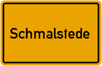 Ortsschild von Gemeinde Schmalstede in Schleswig-Holstein