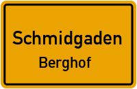 Straßen in Schmidgaden Berghof