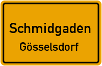 Straßen in Schmidgaden Gösselsdorf