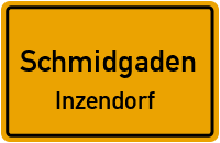 Straßen in Schmidgaden Inzendorf